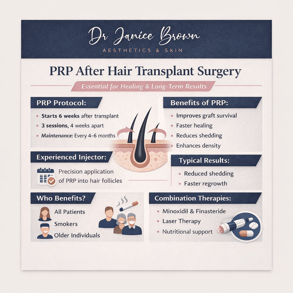 PRP after hair transplant Belfast
